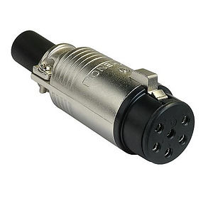 AMPHENOL 6 PIN FEMALE SPEAKER CABLE CONNECTOR