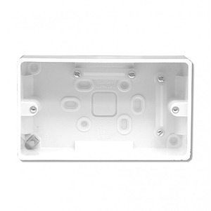 Surface Mount Wallbox to suit DW5066, MWX65, WP523 Wallplates - White