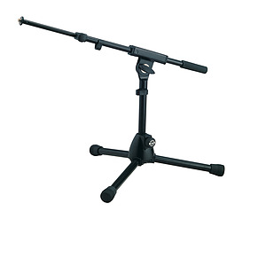 K&M MICROPHONE STAND - EXTRA LOW WITH TELESCOPIC BOOM