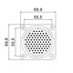 85 Pin Male Panel Mount Connector