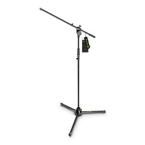 Microphone Stand with Folding Tripod Base & 2 Point Adj Boom