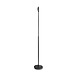 Straight Microphone Stand with Round Base & One Hand Clutch