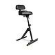 Height Adjustable Stool with Foot & Backrest