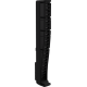 LINE RADIATOR COLUMN PASSIVE LOUDSPEAKER  12X 2.5" FULL-RANGE DRIVERS 130X20 DEG  SIGNAL BLACK