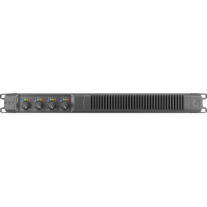 4 X CHANNEL POWER AMPLIFIER, 150W PER CH, 2 CH 300W 70V-100V, ANALOGUE INPUT, DANTE, AES67