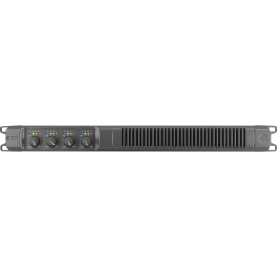 4 X CHANNEL POWER AMPLIFIER, 150W PER CH, 2 CH 300W 70V-100V, ANALOGUE INPUT, DANTE, AES67