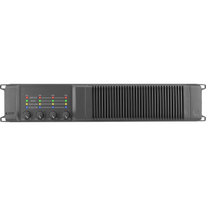 4 X CHANNEL POWER AMPLIFIER, 1500W PER CH, 70V-100V, ANALOGUE INPUT, DANTE, AES67