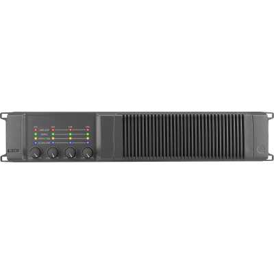 4 X CHANNEL POWER AMPLIFIER, 1500W PER CH, 70V-100V, ANALOGUE INPUT, DANTE, AES67
