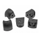 SET OF 5 MIXED LEG CONNECTORS FOR MIC STANDS