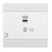 AUDAC NETWORKED AUDIO INPUT PANEL USB TYPE-C INPUT + BLUETOOTH RECEIVER 4-CHANNEL DANTE / AES67 (INCLUDES WB