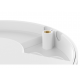 AUDAC 6.5" SURFACE-MOUNT SPEAKER 10W (8OHM) 6W (100V) WHITE