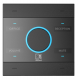 AUDAC UNIVERSAL NETWORK / POE WALL PANEL CONTROLLER (INCLUDES WB45S/FG FLUSH-MOUNT WALLBOX) BLACK