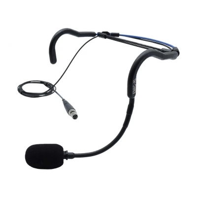 FITNESS AUDIO EMXLBL-T4 EMIC HEADSET MICROPHONE BLUE CONNECTOR