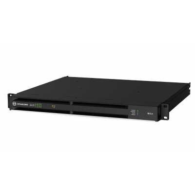 DYNACORD DYNIX15:4 DSP NETWORKED POWER AMPLIFIER 4X375W 1500W 4 CH 70V 100V 4 OHM POWERTANK 1U BLACK
