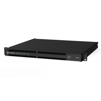 DYNACORD DANTE DSP NETWORKED POWER AMPLIFIER 6000W 8 CH 70V 100V 4 OHM POWERTANK 1U
