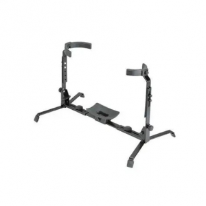 K&M 14940-000-55 TUBA STAND ADJUSTABLE 310–415MM HEIGHT 275–455MM WIDTH NON-MARRING STEEL BLACK