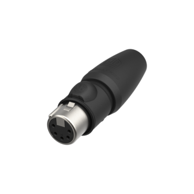 NEUTRIK NC5FX1-TOP XLR FEMALE 5 POLE CABLE CONNECTOR TOP IP65 GOLD CONTACTS UV RESISTANT