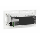 AUDAC NWP222PLUS-W NETWORKED AUDIO I/O PANEL 2X XLR IN/OUT BLUETOOTH DANTE/AES67 WHITE