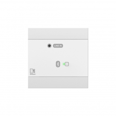 AUDAC NWP300PLUS/W NETWORKED AUDIO INPUT PANEL 3.5MM BLUETOOTH 4-CH DANTE/AES67 WHITE