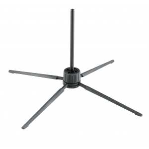 K&M 15262 SOPRANO/PICCOLO RECORDER STAND 4-LEG FOLDING 145MM HEIGHT BLACK