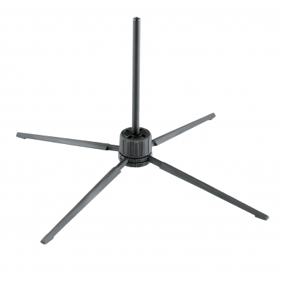 K&M 15262 SOPRANO/PICCOLO RECORDER STAND 4-LEG FOLDING 145MM HEIGHT BLACK