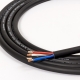 INSTALLFLEX Q440/100 QUADRA 4X 4MM OFC LOUDSPEAKER CABLE 11AWG PVC JACKET 100M REEL BLACK
