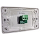 INSTALLFLEX INSWP1XF/W AUDIO WALLPLATE 1X XLR FEMALE NEUTRIK 3 PIN SOLDERLESS ON CLIPSAL WALLPLATE WHITE