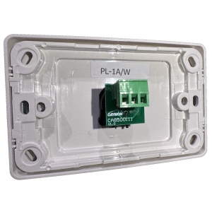 INSTALLFLEX INSWP1XF/W AUDIO WALLPLATE 1X XLR FEMALE NEUTRIK 3 PIN SOLDERLESS ON CLIPSAL WALLPLATE WHITE