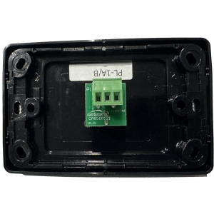 INSTALLFLEX INSWP1XM/B AUDIO WALLPLATE 1X XLR MALE NEUTRIK 3 PIN SOLDERLESS ON CLIPSAL WALLPLATE BLACK