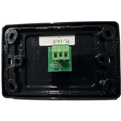 INSTALLFLEX INSWP1XM/B AUDIO WALLPLATE 1X XLR MALE NEUTRIK 3 PIN SOLDERLESS ON CLIPSAL WALLPLATE BLACK