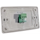 INSTALLFLEX INSWP1XM/W AUDIO WALLPLATE 1X XLR MALE NEUTRIK 3 PIN SOLDERLESS ON CLIPSAL WALLPLATE WHITE