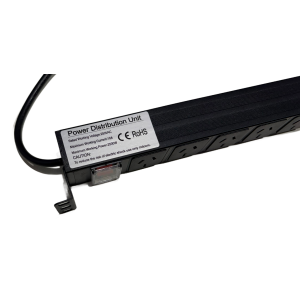 INSTALLFLEX INSPDU810MF/B POWER DISTRIBUTION UNIT 8X 10A OUTLETS MULTI FUNCTION BRACKETS RACK OR SURFACE MOUNT