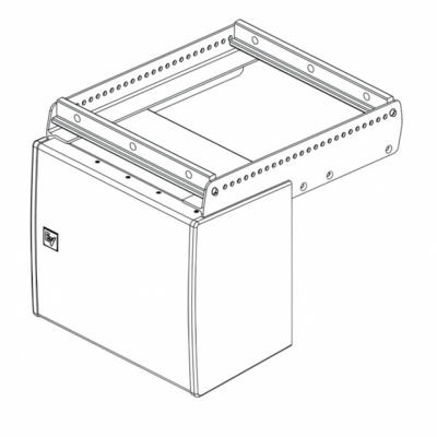 ELECTRO-VOICE EVA-EG2-WHT EXTENDED GRID FOR EVA ARRAYS 26 RIGGING POINTS SPREADER BAR INCLUDED WHITE