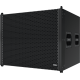 HH PRINCE SERIES S18-H FLYABLE 18 INCH PASSIVE LINE ARRAY SUBWOOFER BLACK