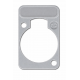 NEUTRIK NEUDSS-8 GREY LETTERING PLATE FOR D-SHAPE-CONNECTORS 100PCS