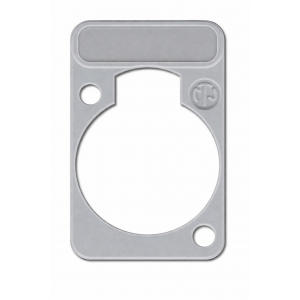 NEUTRIK NEUDSS-8 GREY LETTERING PLATE FOR D-SHAPE-CONNECTORS 100PCS