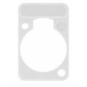 NEUTRIK NEUDSS-9 WHITE LETTERING PLATE FOR D-SHAPE-CONNECTORS 100PCS