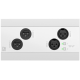 AUDAC NWP222-PLUS-W NETWORKED AUDIO I/O PANEL 2X XLR IN/OUT BLUETOOTH DANTE/AES67 WHITE