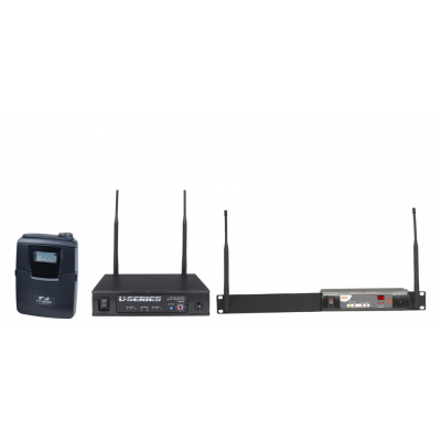 FITNESS AUDIO UTX16 WIRELESS BELTPACK SYSTEM WITH RACK MOUNT KIT
