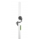 GRAVITY GLS431W WHITE LIGHTING STAND W/ OFF CENTRE MOUNTING OPTION