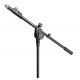 GRAVITY GMS4322HDB HEAVY DUTY MICROPHONE STAND W/ 2 POINT TELESCOPIC BOOM