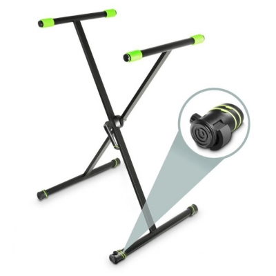 GRAVITY GKSX1 SINGLE KEYBOARD STAND X-FRAME W/ VARIFOOT