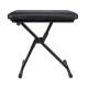 GRAVITY GFKSEAT1 HEIGHT ADJUSTABLE FOLDING KEYBOARD BENCH