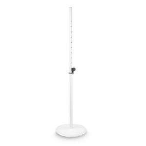 GRAVITY GSSPWBSET1W WHITE SPEAKER STAND W/ BASE & CAST IRON WEIGHT PLATE