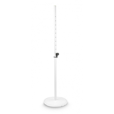 GRAVITY GSSPWBSET1W WHITE SPEAKER STAND W/ BASE & CAST IRON WEIGHT PLATE