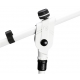 GRAVITY GMS4322W WHITE MICROPHONE STAND WITH FOLDING TRIPOD BASE