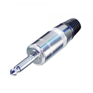 NEUTRIK NYS-225 1/4" MONO JACK PLUG, ALL METAL LARGE DIAMETER FOR SPEAKER CABLE