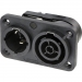 NEUTRIK NAC3PX-TOP POWERCON TRUE1 TOP APPLIANCE IN/OUT CONNECTOR, IP65/UV RESISTANT WITH NU-SCNAC-PX