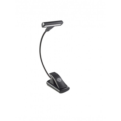 K&M 12247 T-MODEL LED FLEXLIGHT MUSIC STAND LIGHT 8X LED CLIP UPTO 25MM BLACK