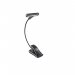 K&M 12247 T-MODEL LED FLEXLIGHT MUSIC STAND LIGHT 8X LED CLIP UPTO 25MM BLACK